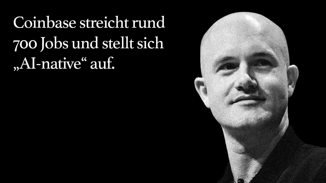 Coinbase streicht 700 Jobs für AI-native Umbau