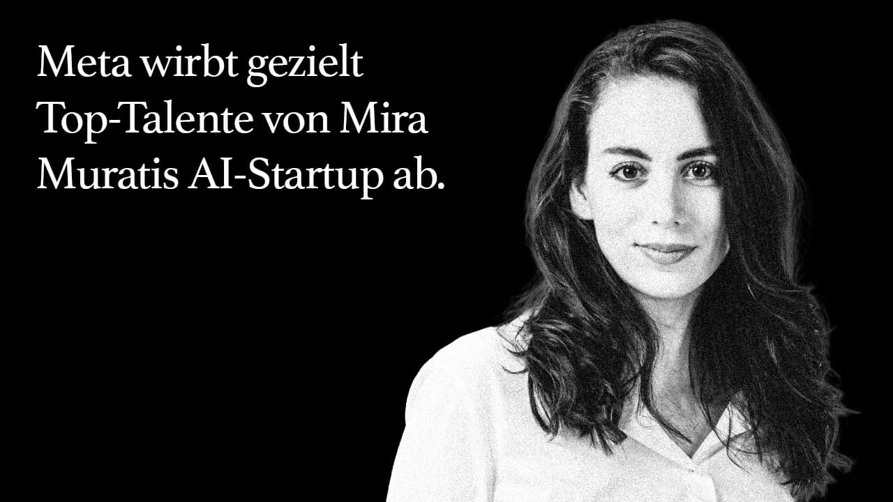 5 Top-AI-Talente: Meta räumt Muratis Startup leer